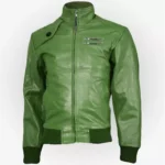 Men_Green_Bomber_Leather_Jacket.webp