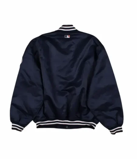 Bomber Yankees Satin Jacket For Mens