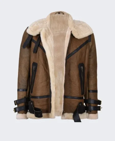 Classic B3 Brown Shearling Leather Jackets