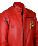 Cobra Kai Karate Kid Red Faux Leather Jacket For Men