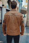 Denver Mens Brown Bomber Leather Jackets