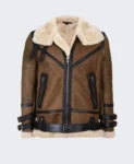 Men’s Classic B3 Brown Shearling Leather Jacket