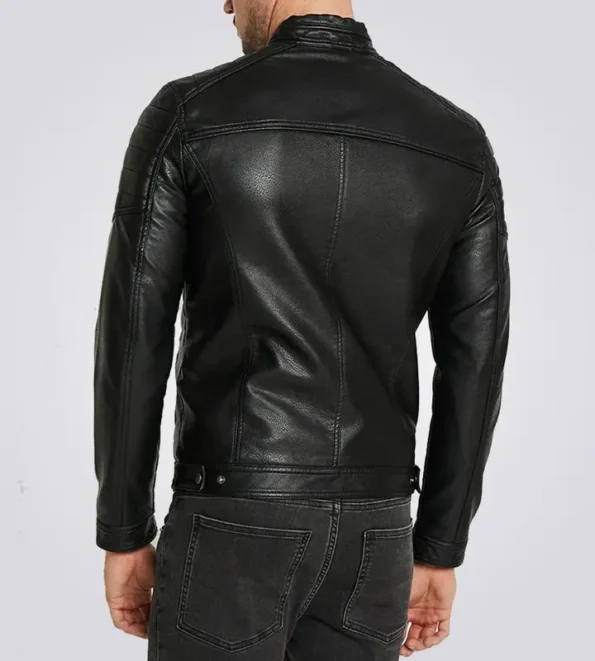 Rocky Men’s Casual Black Biker Leather Jackets