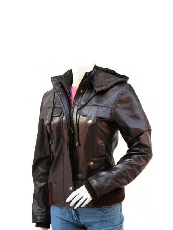 Womens-High-Fashion-Brown-Hooded-Bomber-Jacket.webp